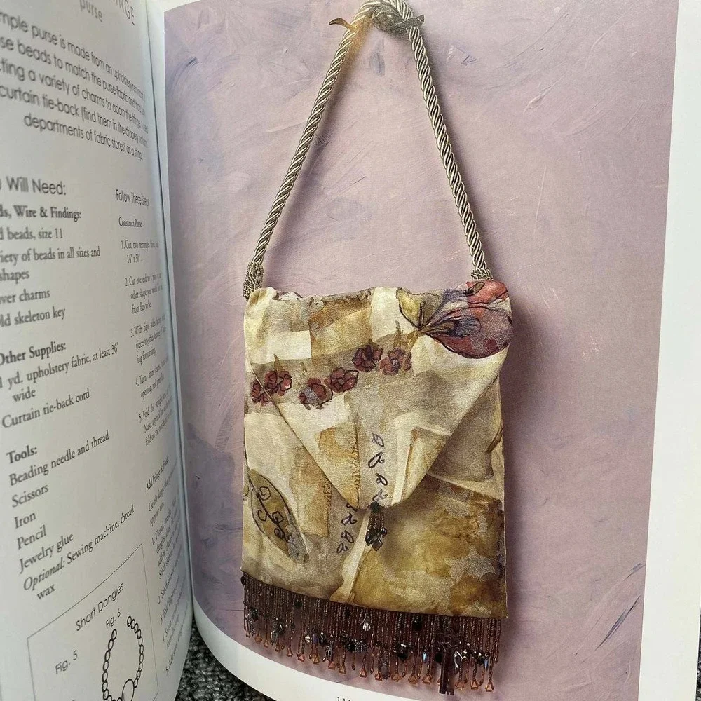 Fashion Beading Kim Ballor Hardcover Book Blue Jewelry Making Craft Projects DIY